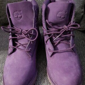 Timberland Boot Girls ~ Plum ~ Waterproof Ankle Boot SIZE 4 - Never Worn
